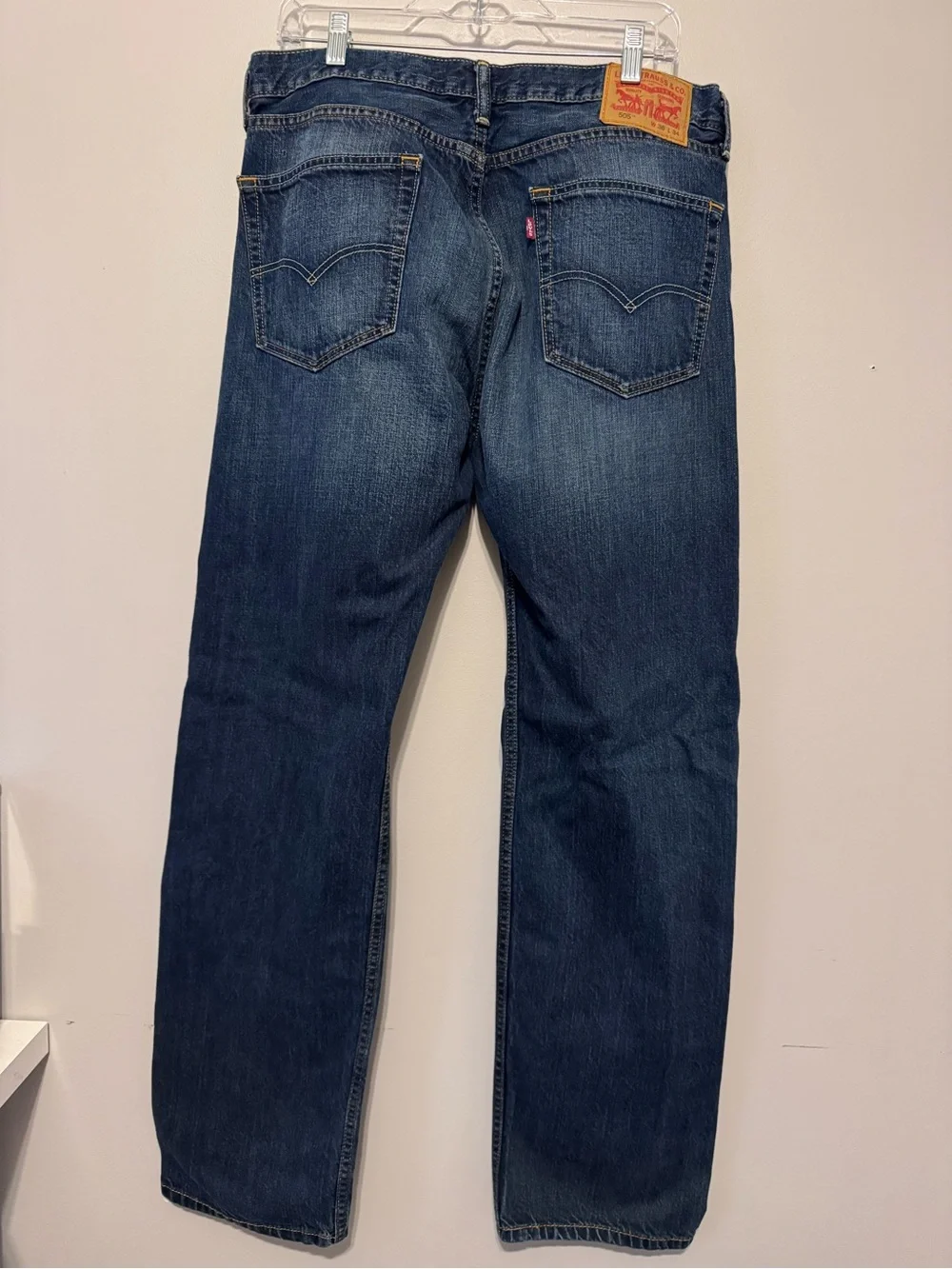 Levi's 505 Men's Dark Blue Straight Jeans